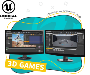 Unreal Engine 4. Игровой движок - Школа программирования для детей, компьютерные курсы для школьников, начинающих и подростков - KIBERone г. Ростокино
