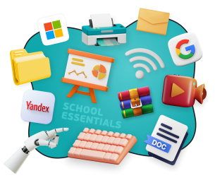 Цифровая база для школьника - КИБЕРшкола программирования для детей, компьютерные курсы для школьников, начинающих и подростков - KIBERone г. Ростокино